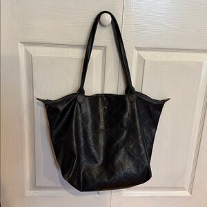 Longchamp Black Large Tote LIMITED EDITION
